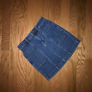 Old Navy High-waisted Utility Pocket Denim Skirt